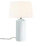 Luminance Tower Table Lamp - Bisque / White