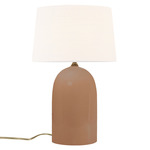 Luminance Kava Table Lamp - Adobe / White