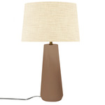 Luminance Spire Table Lamp - Adobe / Cream