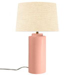 Luminance Tower Table Lamp - Gloss Blush / Cream