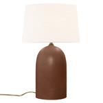 Luminance Kava Table Lamp - Canyon Clay / White