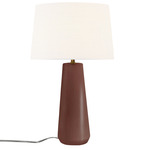 Luminance Spire Table Lamp - Canyon Clay / White