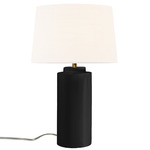 Luminance Tower Table Lamp - Carbon Matte Black / White
