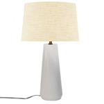 Luminance Spire Table Lamp - Matte White / Cream