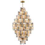 Veneto Chandelier - Aged Brass / Amber / Clear / Smoke