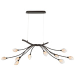 Modena Linear Chandelier - Black / Clear