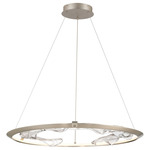 Nettuno Chandelier - Metallic Brushed Champagne / Clear