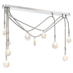 Bellissima Linear Multi-Light Chandelier - Silver / Chrome