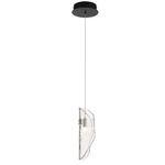 Sorrento Pendant - Black / Clear