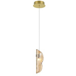 Sorrento Pendant - Gold / Amber