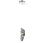 Sorrento Pendant - Chrome / Smoke