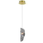 Sorrento Pendant - Gold / Smoke