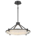 Raffinato Chandelier - Gun Metal / Clear