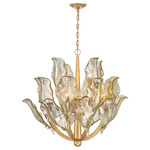 Brindisi Chandelier - Gold Leaf