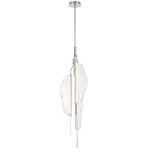 Savona Chandelier - Chrome / Clear