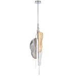 Savona Chandelier - Chrome / Amber / Clear / Smoke