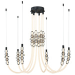 Alcamo Chandelier - Matte Black