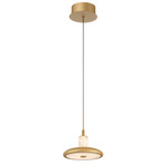 Mantova Pendant - Painted Antique Brass / Alabaster