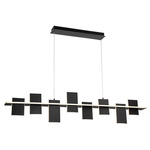 Affilato Linear Chandelier - Satin Black