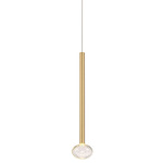 Soffio Pendant - Gold / Clear