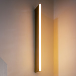 Tube Wall Sconce - Satin Brass