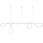 Flow Pipe Static White / Warm Dim Suspension - Matte White