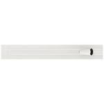 TruTrack Trim Magnetic 2-Circuit Recessed Track 24V Easy Kit - White