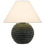 Alessandro Table Lamp - Matte Black / White