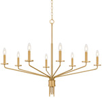 Alexander Chandelier - Brushed Gold