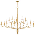 Alexander Chandelier - Brushed Gold