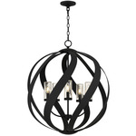 Blacksmith Pendant - Earth Black / Clear Seedy