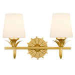 Dorothea Bathroom Vanity Light - Gold Leaf / Opal Etched