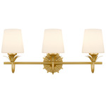 Dorothea Bathroom Vanity Light - Gold Leaf / Opal Etched