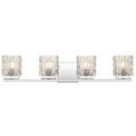 Estelle Bathroom Vanity Light - Polished Chrome / Crystal