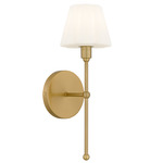 Irena Wall Sconce - Brushed Gold / Opal Etched