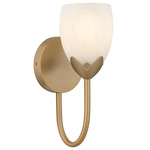 Jacobs Wall Sconce - Bronze Gold / Alabaster