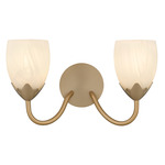 Jacobs Bathroom Vanity Light - Bronze Gold / Alabaster