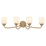 Jacobs Bathroom Vanity Light - Bronze Gold / Alabaster