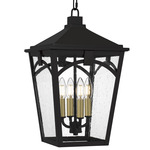 Jaxon Outdoor Pendant - Western Bronze / Clear Seedy
