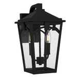 Jaxon Outdoor Wall Light - Western Bronze / Clear Seedy