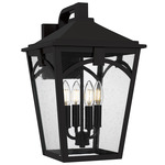 Jaxon Outdoor Wall Light - Western Bronze / Clear Seedy