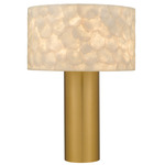 Leland Table Lamp - Brushed Gold / Capiz