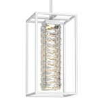 Dazzle Pendant - Polished Chrome / Crystal