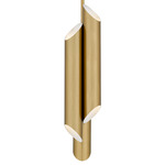 Manelis Pendant - Brushed Gold / White