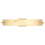 Seraphine Bathroom Vanity Light - Brushed Gold / Alabaster