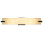 Seraphine Bathroom Vanity Light - Matte Black / Alabaster