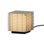 Shiro Outdoor Table Lamp - White Grey