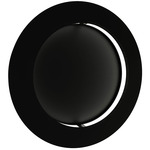 Boks Round Wall Light - Black / Opal Acrylic