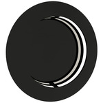 Boks Round Wall Light - Black Pearl / Opal Acrylic