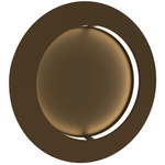 Boks Round Wall Light - Cast Bronze / Opal Acrylic